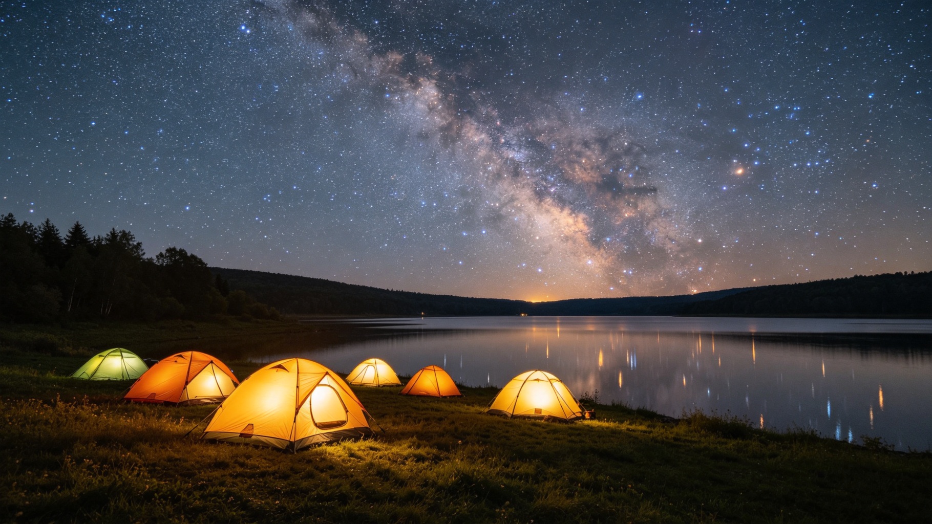 星空露营 · 湖畔微醺之夜